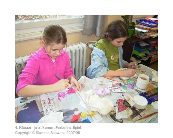 4th class - now it goes colourfull