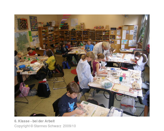 School class while moulding