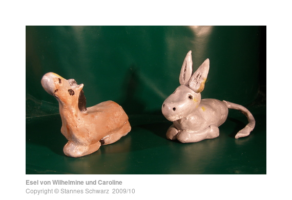 Donkeys of Wilhelmine and Caroline