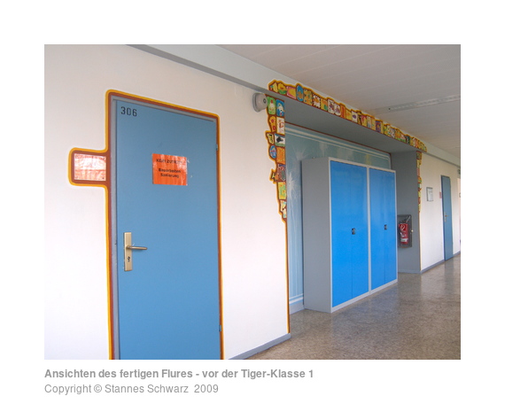 View of the finished corridor - in front of the Tiger-class 1