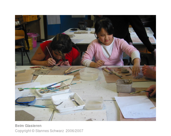 While glazing
