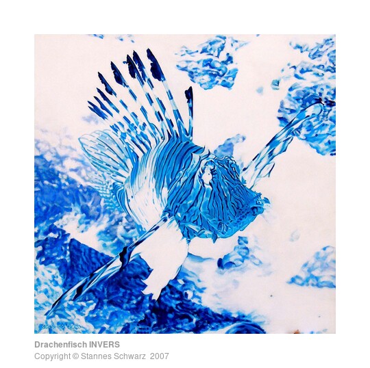 A Lionfish in complemantary colours