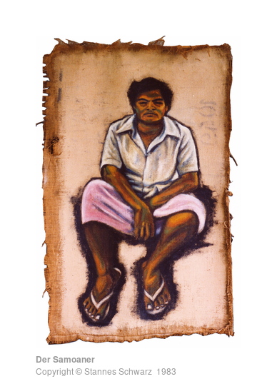 Portrait of a south sea man