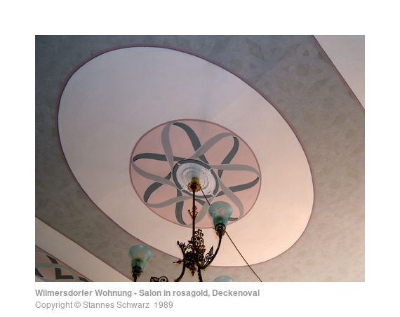 Rose salon - ceiling