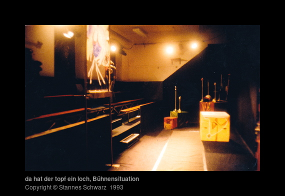 and there the pot has a hole, stage      stage situation